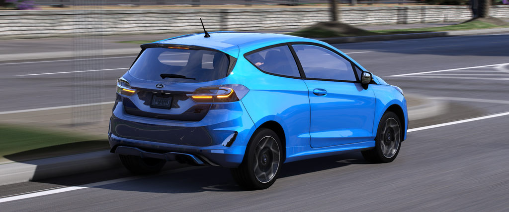 Ford Fiesta 2019 ST HQ Engine + Boot + Interior For GTA 5