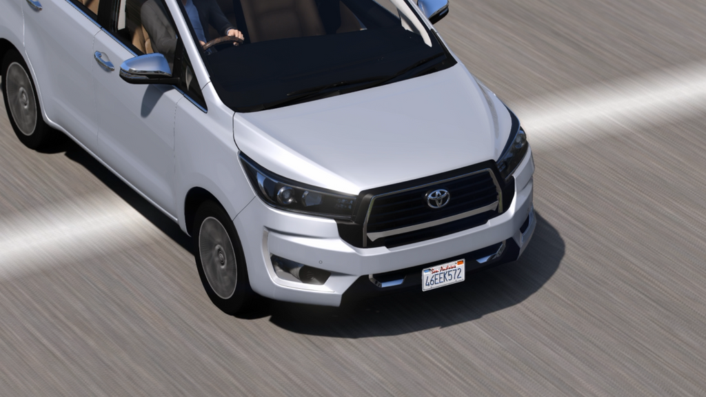 Toyota Innova Crysta 2025 HQ Exterior + Interior For GTA 5