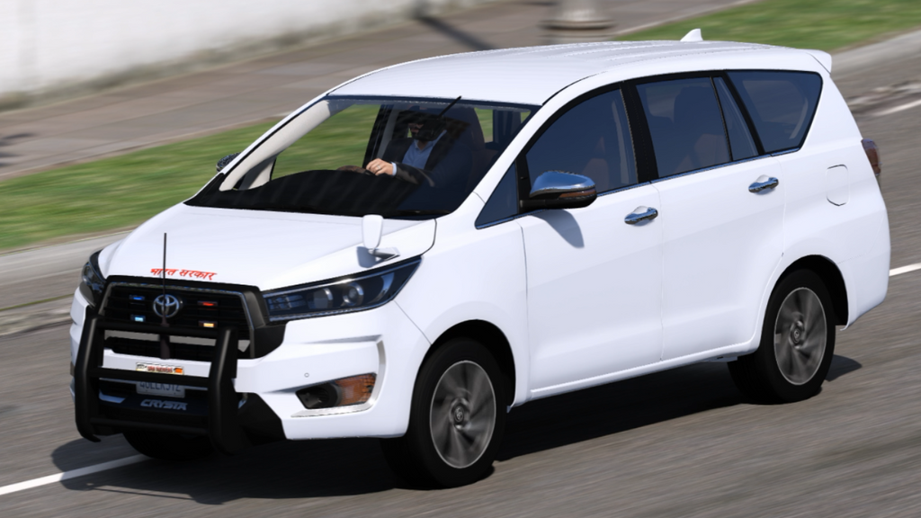 Toyota Innova Crysta 2025 Political Edition HQ Exterior + Interior For GTA 5