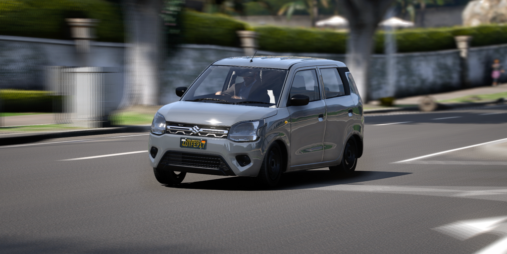 Maruti WagonR 2022 HQ Exterior + Interior For GTA 5