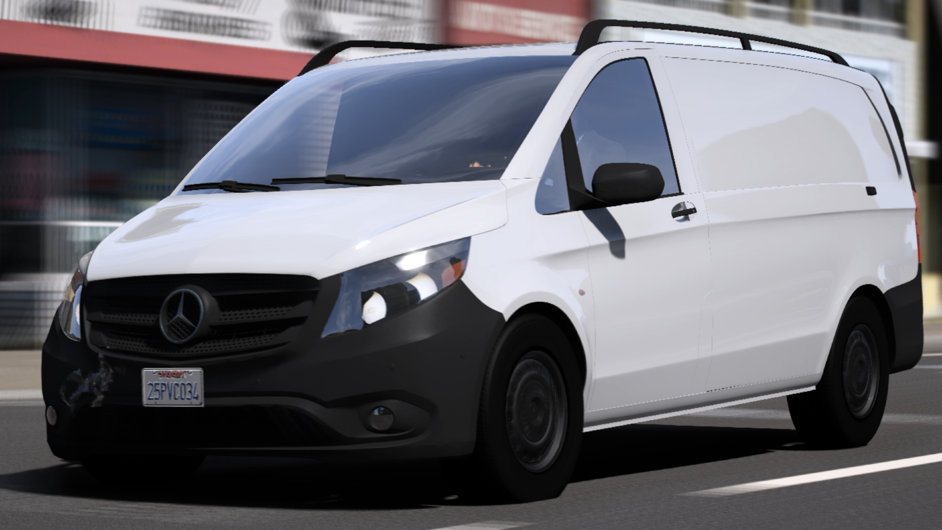 Mercedes Sprinter Metris Panel Van 2023 HQ Exterior + Interior For GTA 5
