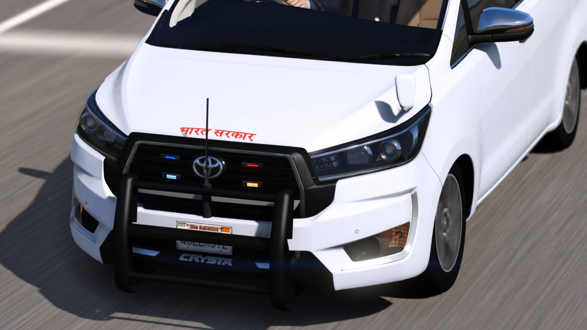 Toyota Innova Crysta 2025 Political Edition HQ Exterior + Interior For GTA 5