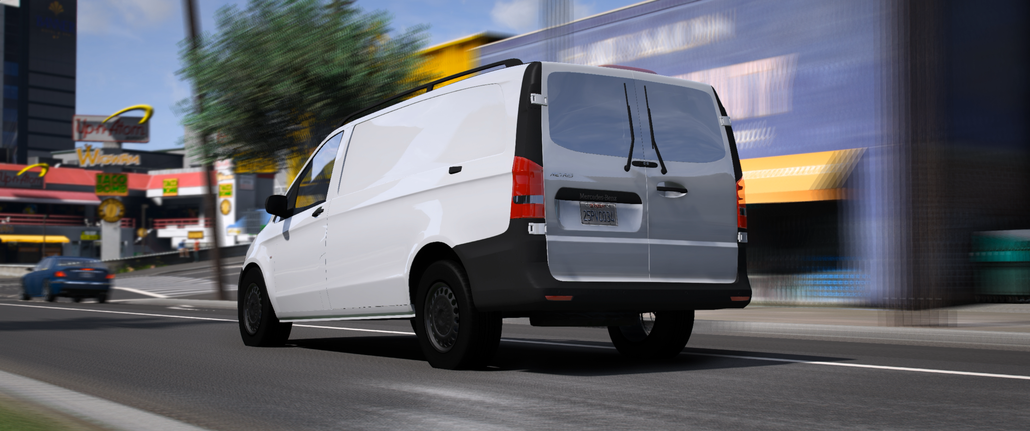 Mercedes Sprinter Metris Panel Van 2023 HQ Exterior + Interior For GTA 5