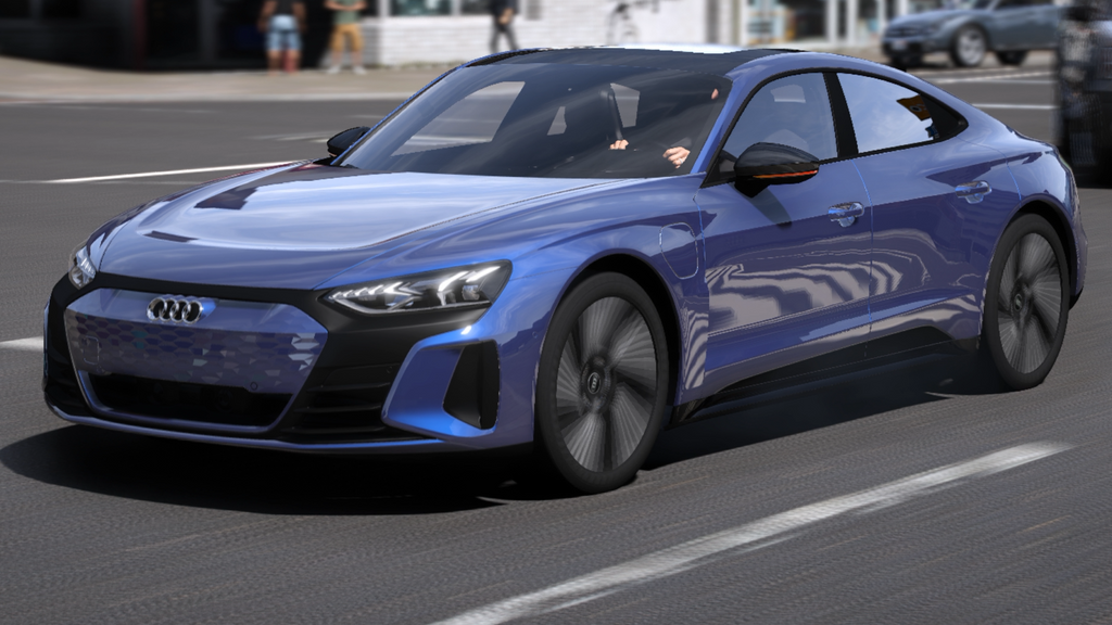 Audi E-Tron GT HQ Engine, Boot, HQ Interior + Exterior For GTA 5