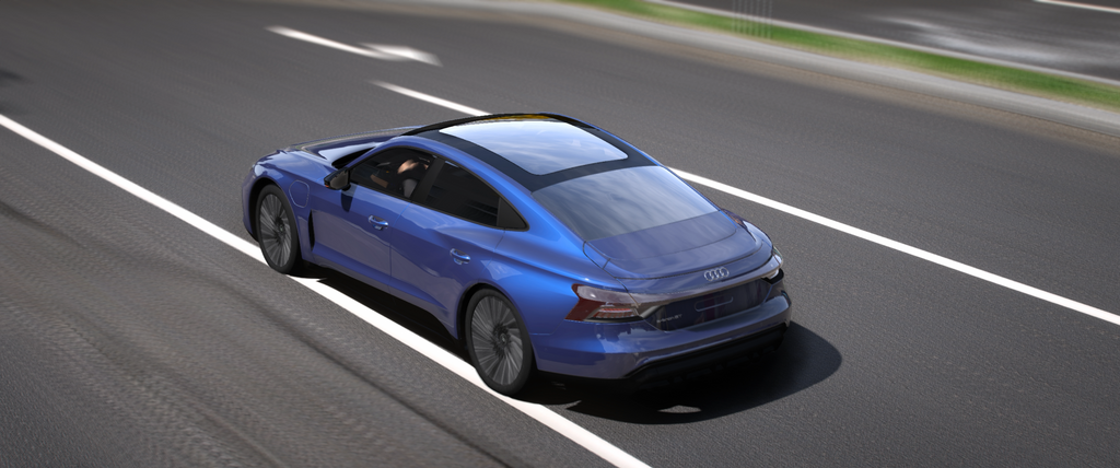 Audi E-Tron GT HQ Engine, Boot, HQ Interior + Exterior For GTA 5