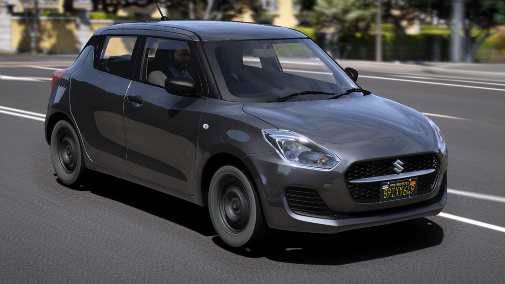 Maruti Suzuki Swift LXI Base HQ Exterior + Interior For GTA 5