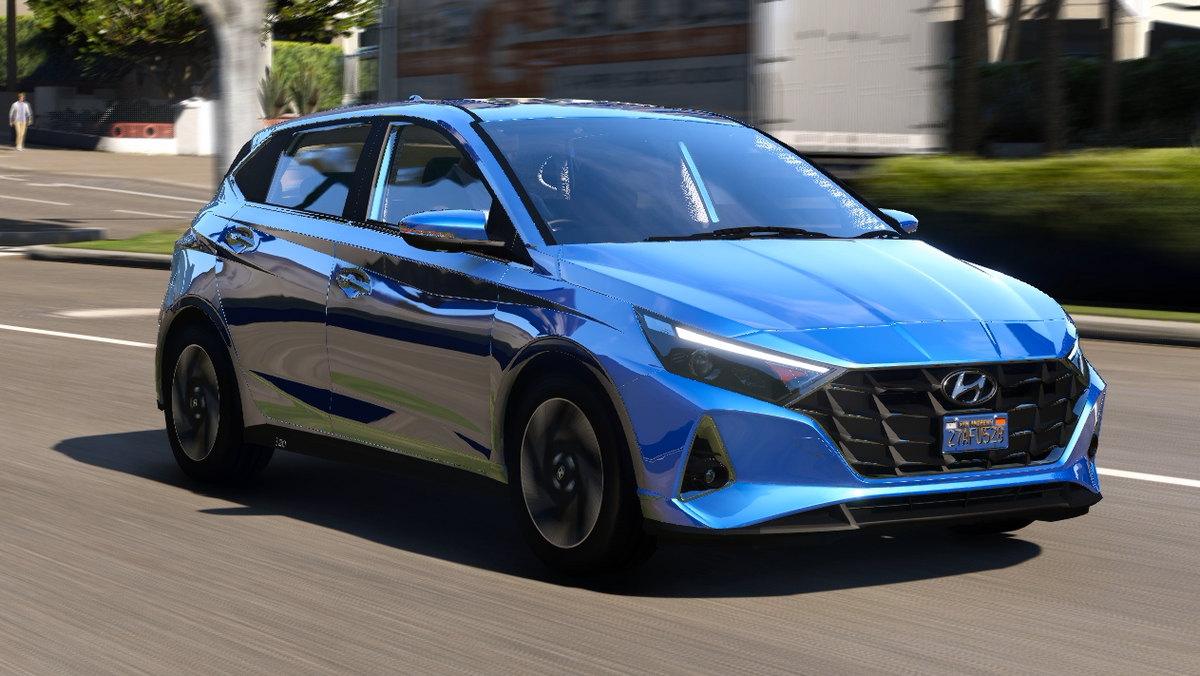 Hyundai i20 2021 RHD HQ Interior + Boot For GTA 5 (Indian Spec)