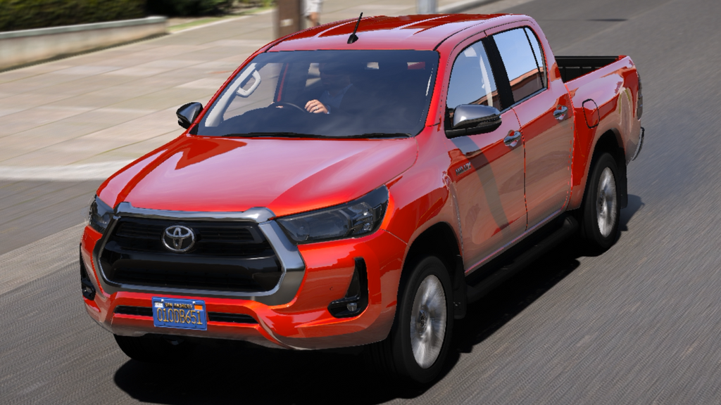 Toyota Hilux 2024 HQ Exterior + Interior For GTA 5