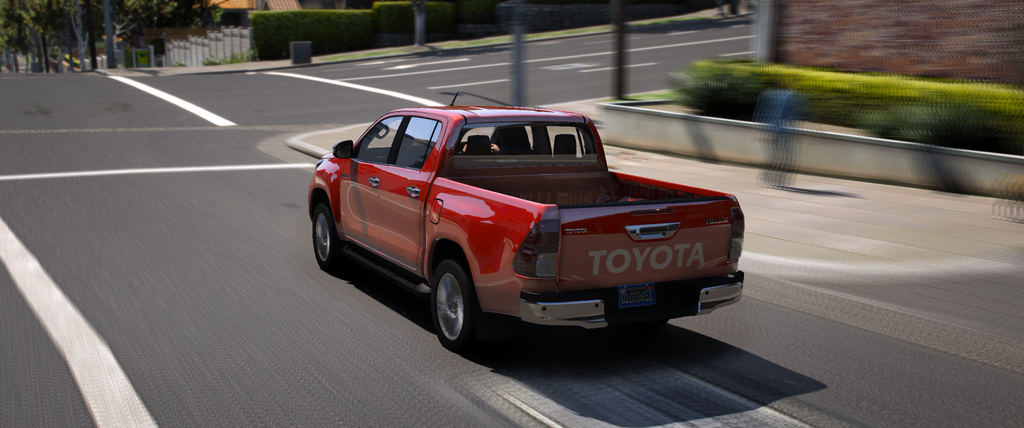 Toyota Hilux 2024 HQ Exterior + Interior For GTA 5