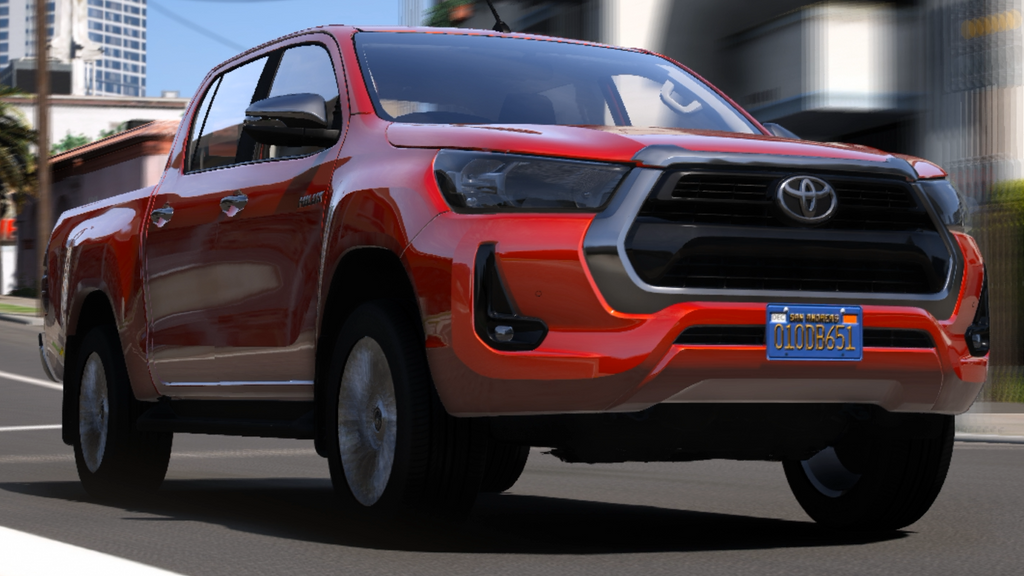 Toyota Hilux 2024 HQ Exterior + Interior For GTA 5