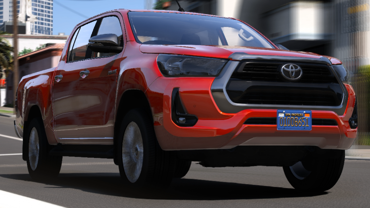 Toyota Hilux 2024 HQ Exterior + Interior For GTA 5