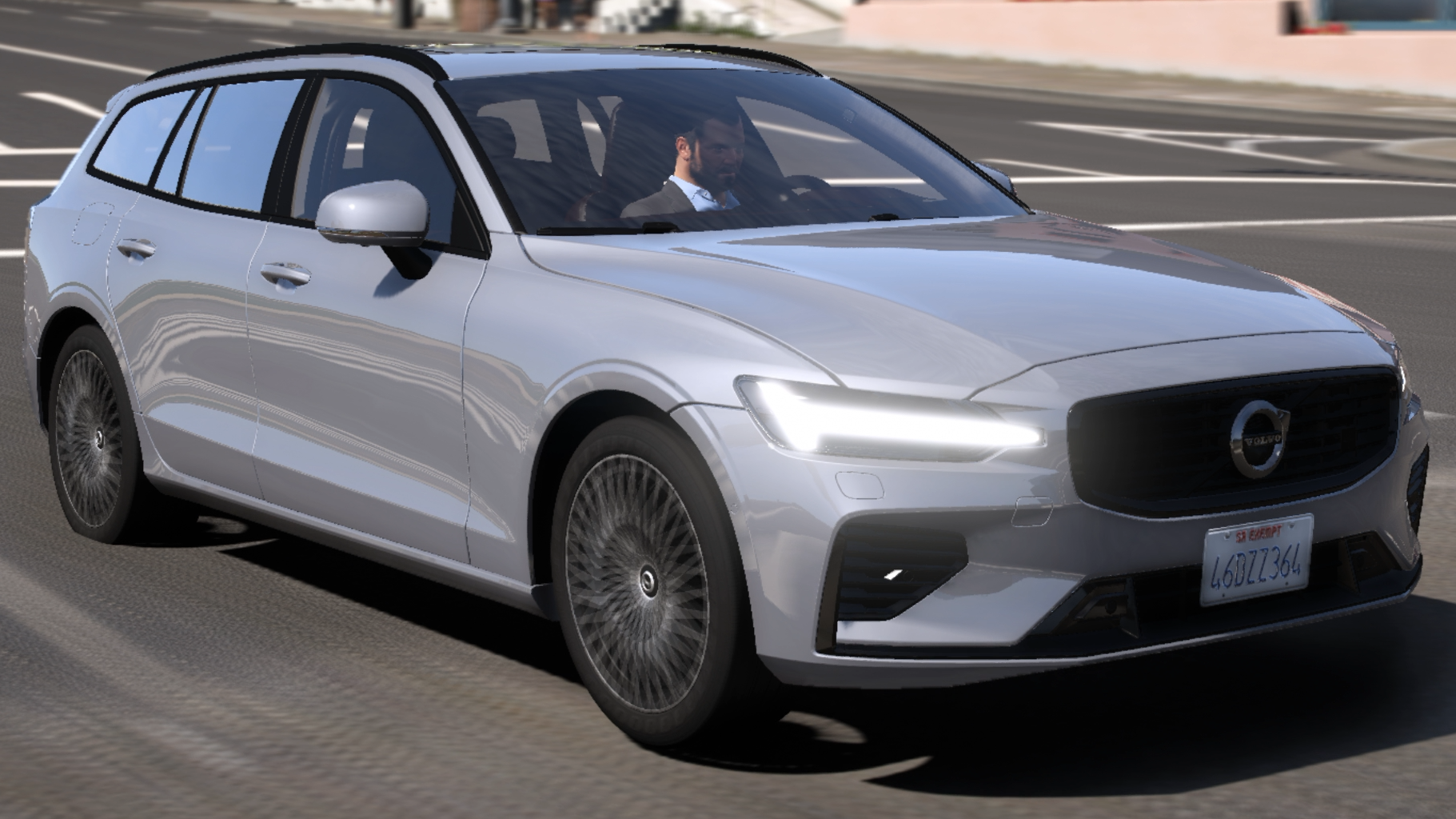 Volvo V60 2020, AO, Boot, Dynamic Indicators HQ Exterior + Interior For GTA 5