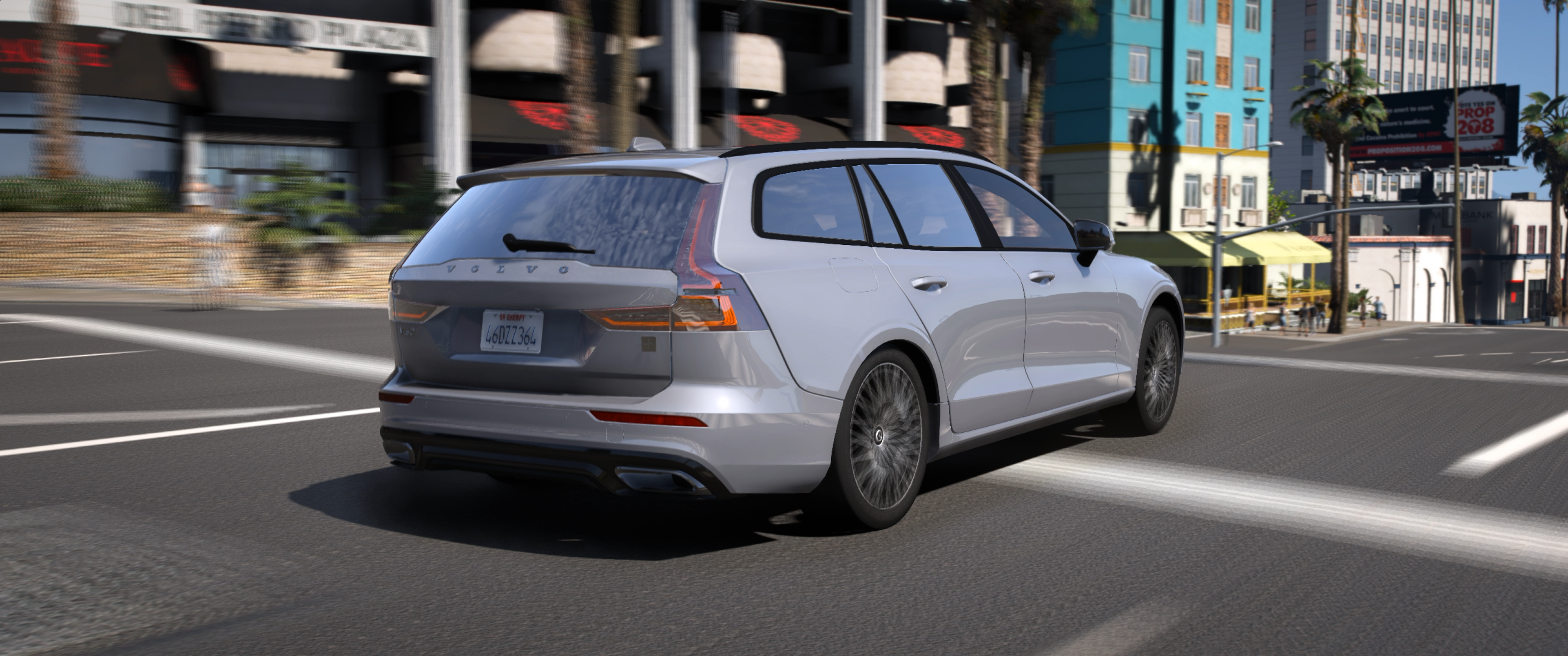 Volvo V60 2020, AO, Boot, Dynamic Indicators HQ Exterior + Interior For GTA 5
