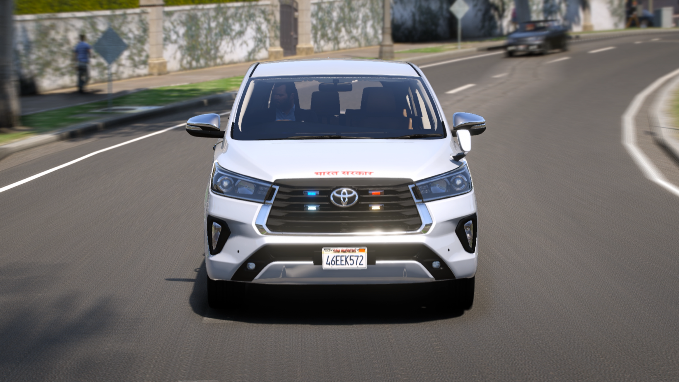 Toyota Innova Crysta 2024 HQ Exterior + Interior For GTA 5 Political Edition