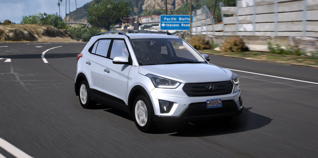Hyundai Creta Sportz 2016 HQ Exterior + Interior For GTA 5