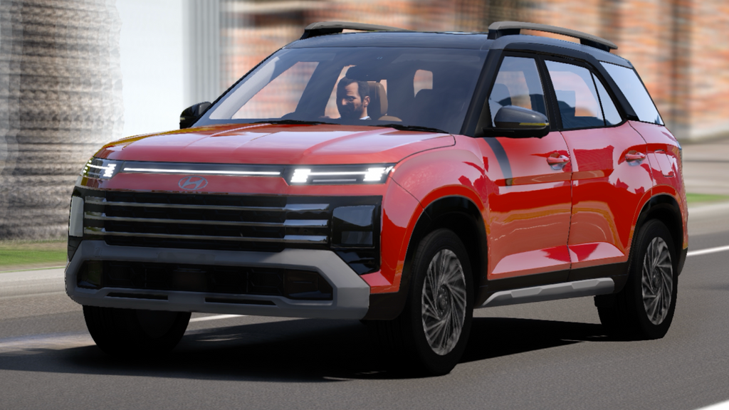 Hyundai Alcazar 2025 HQ Exterior + Interior For GTA 5