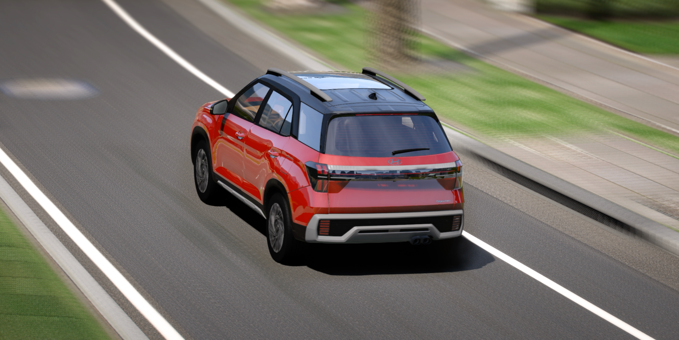 Hyundai Alcazar 2025 HQ Exterior + Interior For GTA 5