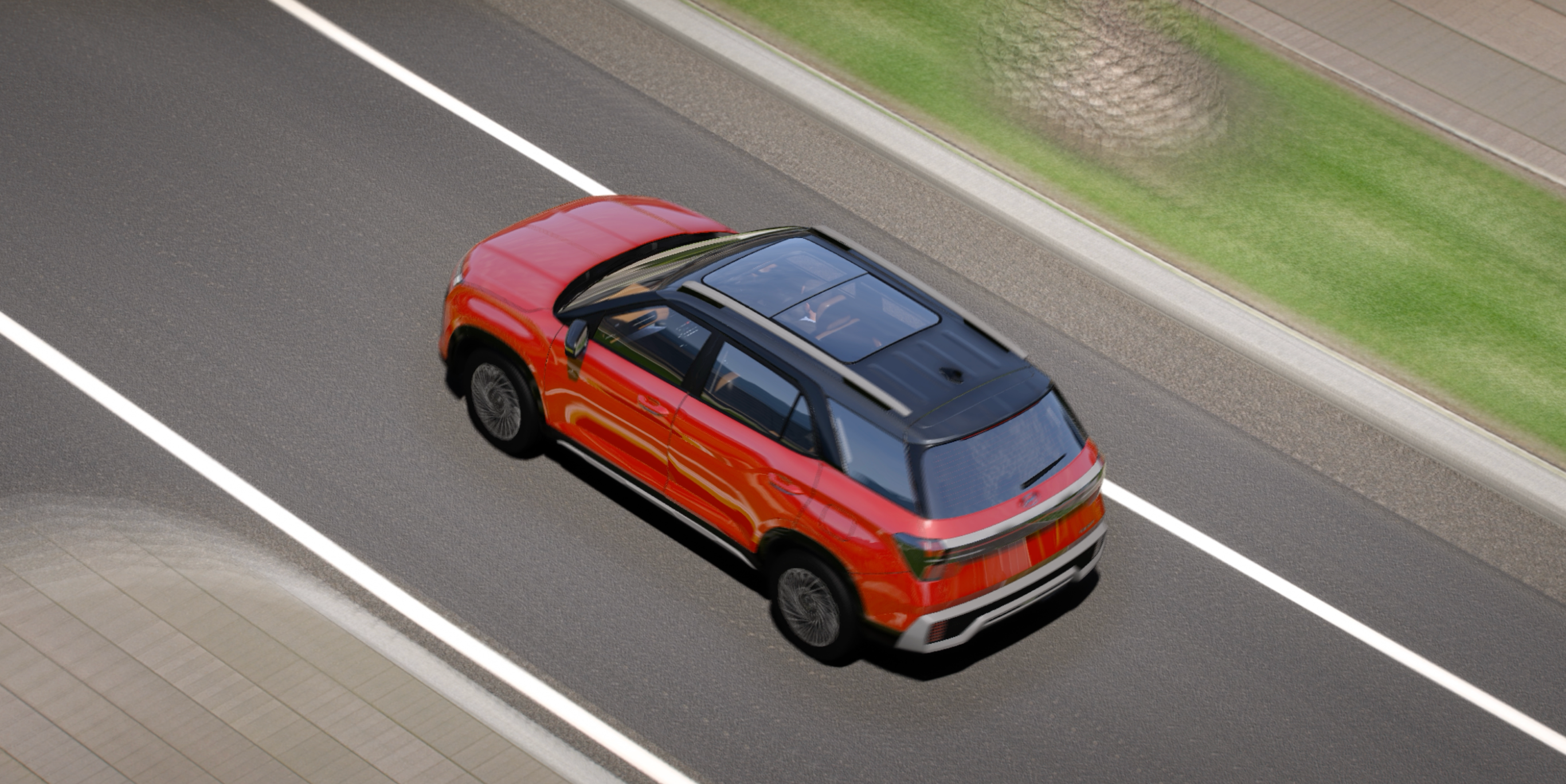 Hyundai Alcazar 2025 HQ Exterior + Interior For GTA 5